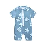 KIDDLETOWN Baby Schwimmanzug Jungen Kinder Einteiler Badeanzug Schwimmanzug Badebekleidung Einteiler Kurzarm Bademode Badebekleidung Sommerkleidung Kinder 6 Monate-3 Jahre