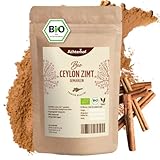 Bio Ceylon Zimt gemahlen (250g) mit wenig Cumarin in premium Qualität | 100% ECHTES Bio Ceylon Zimt Pulver