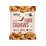 Fairfood Faire Cashews, Chili geröstet, 50g