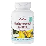 Nachtkerzenöl - 60 Softgels - Omega-6-Fettsäuren Gamma-Linolensäure und Linolsäure | Qualität aus Deutschland von ViVe Supplements