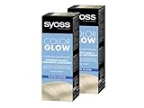 SYOSS COLORGLOW Pflegende Haartönung Tiefes Braun Semi-permanente Coloration Stufe 1, 3 x 100 ml (Kühles Platin Blond)