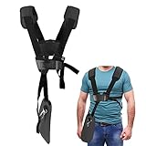 YOUSHARES Schultergurt Gurte Doppelschultergurt Rasentrimmer Cutter Rasenmäher Trimmer Shoulder Strap Für Stihl FS Freischneider Motorsense, Schwarz