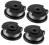 Szwaldaper 4er-Pack Fadenspulen-Ersatz for Bosch Easy Grass Cut 18V 18 23 26 18-230 18-260 Rasentrimmer-Rasenmäher F016800569 Trimmer-Spulenfaden
