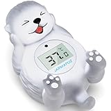 JARMAPOZ Badethermometer für Babys, digitales Badethermometer für Neugeborene und Raumtemperatur, schwimmendes Sicherheitsspielzeug, Badewannenthermometer für Kleinkinder, in Celsius