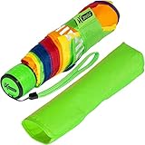 iX-brella Mini Kinderschirm Safety Reflex extra leicht - Regenbogen