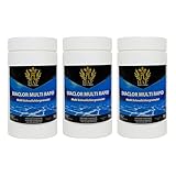 HAF® Multi Schnellchlorgranulat 3 kg | Schnell wirkendes Chlorgranulat mit Flockungswirkung für Schockanwendung + Desinfektion von Pool und Schwimmbad - Qualität: Made in Europe - Menge: 3 x 1 kg