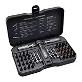 Magnetisches Schraubendreher-Set | Vielseitiges Mini Schraubenzieher Set Mit Aufbewahrungskoffer | Präzisionsreparaturwerkzeug Für Haushalt Möbelmontage Uhren PC Fahrrad