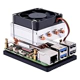GeeekPi Low-Profile Plus CPU Kühler für Raspberry Pi 5, Aluminium Active Cooler mit Kühllüfter