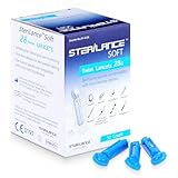 200 Stücke Lanzetten Stechhilfe, 28 G Steril Lanzetten Blutzucker, Universal Blutlanzetten für Blutzuckermessung Kapillare Blutentnahme Krankenhaus Sicherheitslanzetten Lanzettiergerät