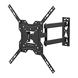 GRIFEMA TV Wandhalterung Fernseher für 26-55 Zoll TV Halterung Schwenkbar Neigbar Ausziehbar Fernsehhalterung Universal bis zu 30kg, Max. VESA 400 x 400mm für Flach & Curved, Einfache Installation