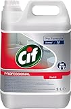 Cif Pro Formula Badreiniger 2in1 Reiniger und Entkalker, auch für verchromte Oberflächen, Kunststoffe mit Keramik, 5 L