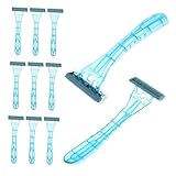 CTIRCHIU 20 Stück Teiliges Einwegrasierer Edelstahl Rasierer für Männer und Frauen Kompakt Reisegeeignet Hautschonend für Hotel und Reise Hygienisch Leichte Handhabung Praktisch Unterwegs