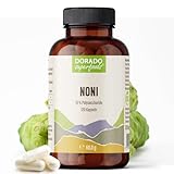 Noni - Morinda citrifolia | 120 Kapseln - 1600 mg Tagesdosis, hochdosiert - vegan | 1 Monatspackung - frei von Zusätzen Vegi | Dorado Superfoods®