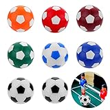 Abeillo 8 Stück Tischkicker Bälle, 32 mm Tischfussball Bälle, Mini Tischkicker Ersatzbälle, Kickerbälle für Kinder und Erwachsene Party Spiele