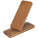 petour Sadhu Board 15mm Kiefernholz Nagelbrett für Yoga, Meditation, Akupressun, Nail Board Fördert Durchblutung, Multifunktionale Fußsohlen-Nagelplatte, Leicht zu tragen (32 * 13 * 4 cm）