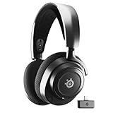 SteelSeries Arctis Nova 7 Wireless Multi-Plattform Gaming-Headset– Magnetische Neodym-Treiber– 2,4 GHz+ Bluetooth-Sound– 38 Std. Akkulaufzeit via USB-C– ClearCast Gen 2 KI-Mik– PC,PS5,Switch,VR,Mobile