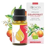 Essences Bulgaria Bio-Grapefruit Ätherisches Öl 15ml | Citrus paradisi | 100% Naturrein | Unverdünnt | Therapeutischer Grad | Aromatherapie | Kosmetik | Tierversuchsfrei | Gentechnikfrei | Vegan