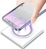 Wireless Charger, 15W Induktive Ladestation Ladepad Pad für iPhone 15/14/14 Pro Max/12/13/11/XS/XR/X, Kabelloses Ladegerät für Samsung Galaxy S22/S21/S20, Xiaomi, Huawei, Galaxy Buds -Weiß