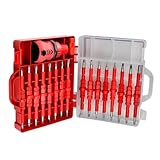 34 Mehrfach-Bit-Schraubendreher-Set, ergonomisches Antifatigue-Design für Elektriker, Mechaniker und Haushaltswartungsaufgaben