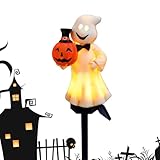 Hogvinnatil Geisterlichter – Gartenleuchten auf Erdspieß, Solar, wasserdicht, elegante Dekoration für Garten, Rasen, Auffahrt, Innen, Außen, Haus, Party