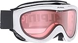 ALPINA Skibrille Freespirit, schwarz transparent qlh (black transparent qlh), One size, A7008-031,