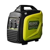 K&S BASIC KSB 33i S Inverter-Benzingenerator 3,3kW, stromerzeuger Inverter hat stabile Ausgangsspannung,schallgedämmten Gehäuse, Benzin notstromaggregat mit 100% Kupferwicklung,generator Inverter
