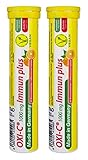 1000 mg Vitamin C Brausetabletten 2x20 Stk. – Orangengeschmack – 1000 mg Vitamin C – T&D Pharma Oxi-C Immun plus – Made in Germany