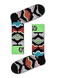 Happy Socks Unisex Yoda Crew Socken, Schwarz, 36-40
