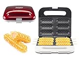 BEPER P101CUD100 Waffeleisen mit Stabform - Mini Waffeleisen für 6 Waffel in Minutenschnelle