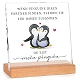 Juratar® Ich Liebe Dich Geschenke für Frauen Männer, Geschenk für Paar- Holzschilder Heimat Dekoration, Partner Geschenke, Hochzeitstag, Jahrestag Geschenk für Sie Ihn, Liebes Geschenk für Ihn Sie