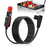 12V-24V KFZ Verlängerungskabel 4M für Kühlbox Dometic, Alpicool, Waeco CF, ARB, Setpower, ICECO, Auto Kühlschrank Kompressor Netzteil Kabel Zigarettenanzünder Stecker Ersatzkabel DC 12V