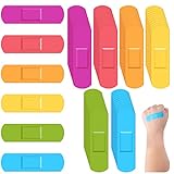 Flexible Bandagen für Kinder, bunt, atmungsaktiv, wasserdicht, Neon, schützt Schnitte und Kratzer für Kleinkinder, 7,2 x 1,9 cm (360)