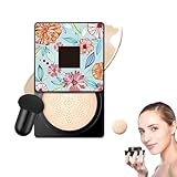 Nuyiac Lasuify Mushroom Head Air Cushion Cc Cream, Make up Foundation for Face Bb Cream, Mushroom Head Foundation, Waterproof Moisturizing Concealer Beauty