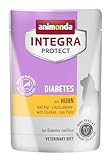 animonda Integra Protect Diabetes Katze, Diät Katzenfutter im Beutel, Nassfutter bei Diabetes mellitus, mit Huhn, 24 x 85 g