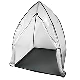 Windhager Winterschutzzelt Yukon, Schutzhaube, Überwinterungszelt für Pflanzen, Pflanzenschutzzelt, frostschutz Pflanzen, Igloo, 1,2 x 1,2 x 1,8m, 07490