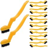 IMIKEYA Kleine Nylon Fugenbürsten 30 Stück mit Ergonomischem Griff Zur Rohr und Grillreinigung Kleiner Reinigungsbürsten für Küche und Bad