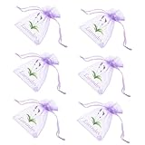 GALPADA 20 Stück Teiliges Lavendelsäckchen mit Kordelzug Atmungsaktive Stoffbeutel zum Befüllen Vielseitig für Kräuter Gewürze Schmuck Duftende Aufbewahrungstaschen für und Organisation