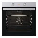 Gorenje BO 6717 E03X Einbau-Backofen / 77 Liter / Heißluft / ExtraSteam / GentleClose & Open / EcoClean / AirFry / PerfectGrill / PizzaMode / ChildLock / Versenkbare Knebel / Inox-Look