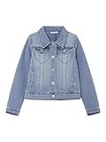 NAME IT Mädchen Nkfstar Dnm Jacket 2210-sr Noos, Light Blue Denim, 134