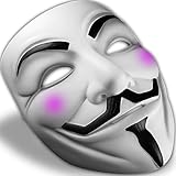 Retoo Anonymous Maske, Halloween Maske, Grusel Maske, Game...