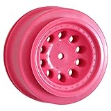 RPM Revolver Short Course Wheel: Pink Slash 4x4