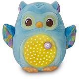 Vtech Baby Leuchtende Plüscheule – Plüschige Beruhigungshilfe mit Nachtlicht, 3 gesungenen Liedern und 33 Melodien – Für Kinder von 0-36 Monaten