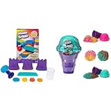 Kinetic Sand Regenbogen Mix Set - mit 383 g original magischem kinetischem Sand & Eiscreme Behälter mit Duftsand 113 g, unterschiedliche Varianten