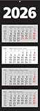 Adina 2026 Wandkalender Viermonatskalender in Blockform mit...