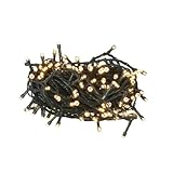 Glowster LED-Lichterkette, 200 Lichter, 15 m, 230 V, IP44, für den Innen- und Außenbereich, ideal für Partys und Ambiente.