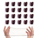 Prasacco Bun Netze, 20 Stück Individuelles Paket Unsichtbare Haar Netze 20 Zoll Wiederverwendbare Nylon Haar Netze für Buns Unsichtbare Elastische Rand Mesh für Ballett Bun Schlafende Frauen Braun