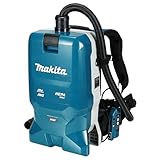 Makita VC012GZ01 40 V Max Li-Ion XGT Bürstenloser Rucksack-Staubsauger, Batterien und Ladegerät Nicht im Lieferumfang enthalten