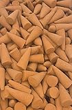 50 x Räucherkegel mit Pfirsich Mango Geruch aromatisch Räucherkerze orange