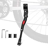 WinGluge Fahrradständer Mountainbike, Fahrrad Ständer, Bike Stand, Aluminiumlegierung Hinterbauständer, Höhenverstellbar Fahradständer, rutschfest Seitenständer, Radständer Kinder