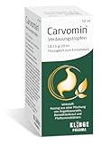 Carvomin pflanzliche Verdauungstropfen bei Magen-Darm-Beschwerden, Blähungen, Völlegefühl & Magenkrämpfen - mit natürlichen Bitterstoffen und ohne Schöllkraut - 50 ml